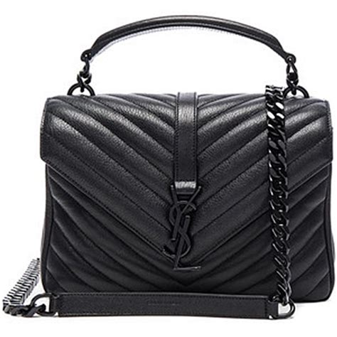 ysl college bag medium black